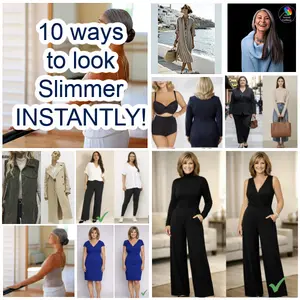 10 ways to look slimmer