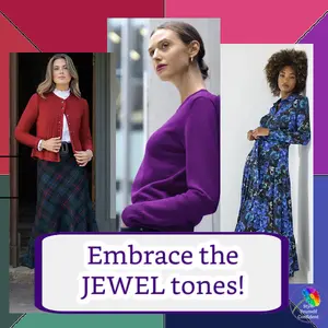 Cool cols for Fall jewel tones