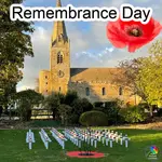 On Remembrance Day 11th Nov, people in the UK wear a red poppy and observe a 2 min silence at 11 am in respect and gratitude to those who gave their lives for our freedom