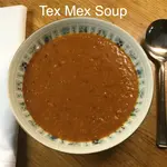 Tex-Mex Soup, hearty, filling, easy, delicious - it's chilli con carne on a soup spoon!