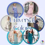 Universal Colors are midway between Warm and Cool and look great on most complexions! 