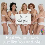 What do real women look like? There's no such thing as the perfect body because real women look just like you and me - every one of us is unique!
