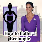 Enhance your rectangle body by creating curves to soften your figure