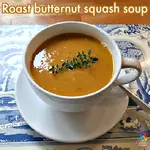 Delicious roast butternut squash soup - easy quick delicious!
