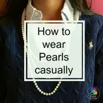 Wear pearls casually 400