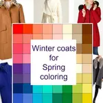 Winter coats for Spring coloring - fresh alternatives 