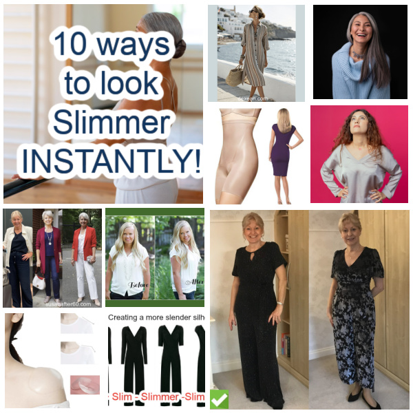 10 ways to look slimmer #lookslimmer #dresstolookslim https://www.style-yourself-confident.com/10-ways-to-look-slimmer.html 10 ways to look slimmer #lookslimmer #dresstolookslim https://www.style-yourself-confident.com/10-ways-to-look-slimmer.html
