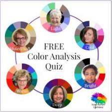 Free Color Analysis Quiz - Discover your Tonal Color Family and a palette of color shades to flatter your natural coloring.  https://www.style-yourself-confident.com/free-color-analysis.html