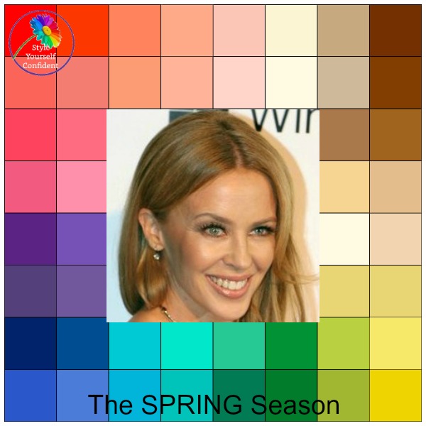 Color Me Beautiful Spring Color Chart