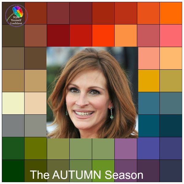 Fall Color Wheel Chart