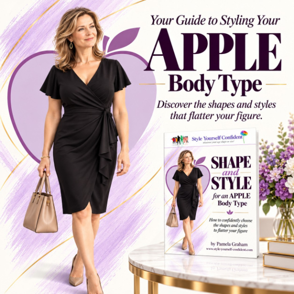 The Apple Body Type - how to identify and dress it #applebodytype https://www.style-yourself-confident.com/apple-body-type.html