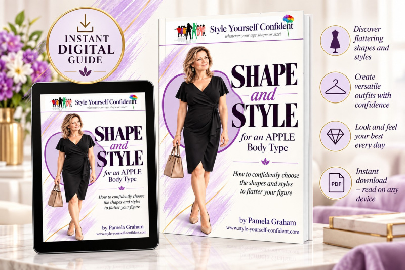 The Apple Body Type - how to identify and dress it #applebodytype https://www.style-yourself-confident.com/apple-body-type.html
