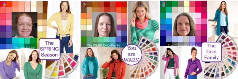 Color Analysis in families #coloranalysisfamilies https://www.style-yourself-confident.com/color-analysis-in-families.html