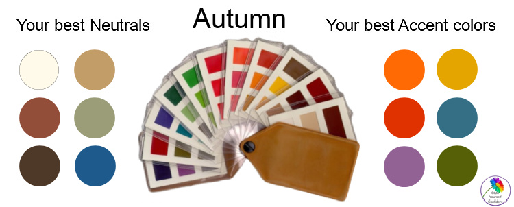 You are Autumn! #autumncoloranalysis #youareautumn #autumncolors https://www.style-yourself-confident.com/you-are-autumn.html