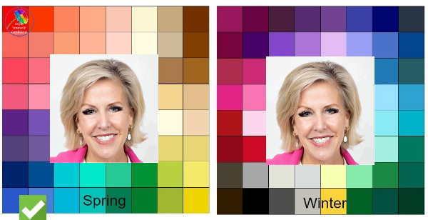 Color Analysis results for Allison #coloranalysisresults #colorseason #coloranalysis #seasonalcolors https://www.style-yourself-confident.com/color-analysis-results-allison.html