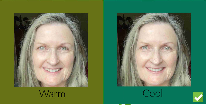 Color Analysis results for Dana #coloranalysis #beforeandaftercoloranalysis #coolcolors https://www.style-yourself-confident.com/color-analysis-results-dana.html