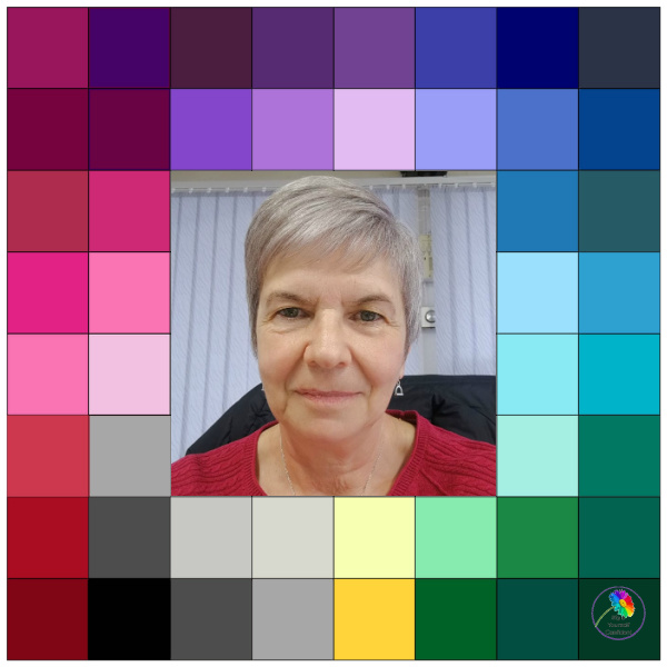 Color Analysis results for Ellen #coloranalysis #coloranalysisresults #coloranalysistestimonials #bestcolors https://www.style-yourself-confident.com/color-analysis-results-ellen.html