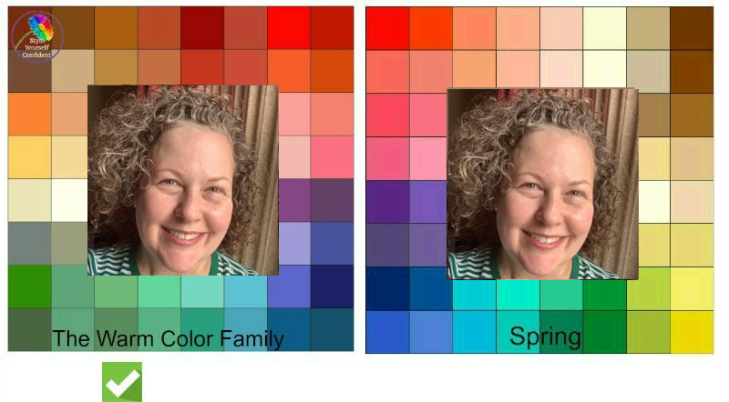 Color Analysis Results Laura #coloranalysi #coloranalysisresults #beforandaftercoloranalysis https://www.style-yourself-confident.com/color-analysis-results-laura.html