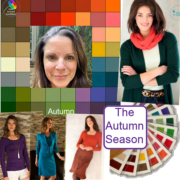Color Analysis results for Michelle #coloranalysisresults #coloranalysisautumn #autumncolors https://www.style-yourself-confident.com/color-analysis-results-michelle.html