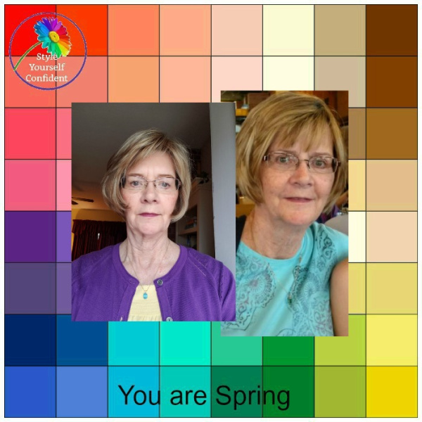 Color Analysis results for Rhinda #coloranalysis #coloranalysisresults #coloranalysistestimonials #bestcolors https://www.style-yourself-confident.com/color-analysis-results-rhinda.html