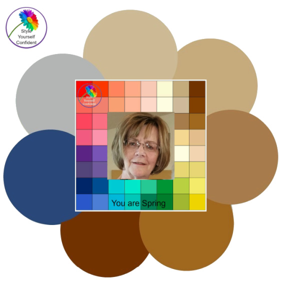 Color Analysis results for Rhinda #coloranalysis #coloranalysisresults #coloranalysistestimonials #bestcolors https://www.style-yourself-confident.com/color-analysis-results-rhinda.html