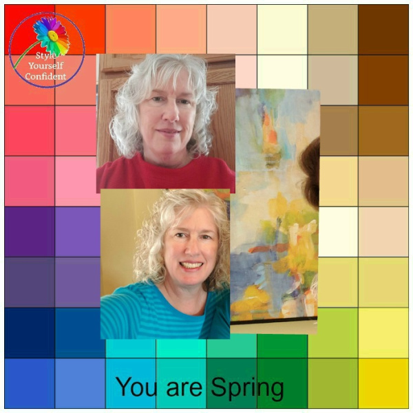 Color Analysis results for Sue #coloranalysis #coloranalysisresults #coloranalysistestimonials #bestcolors https://www.style-yourself-confident.com/color-analysis-results-sue.html