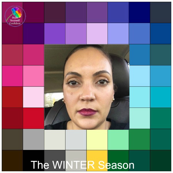 Color Analysis results for Yuditza #coloranalysis #coloranalysisresults #coloranalysistestimonials #bestcolors https://www.style-yourself-confident.com/color-analysis-results-yuditza.html