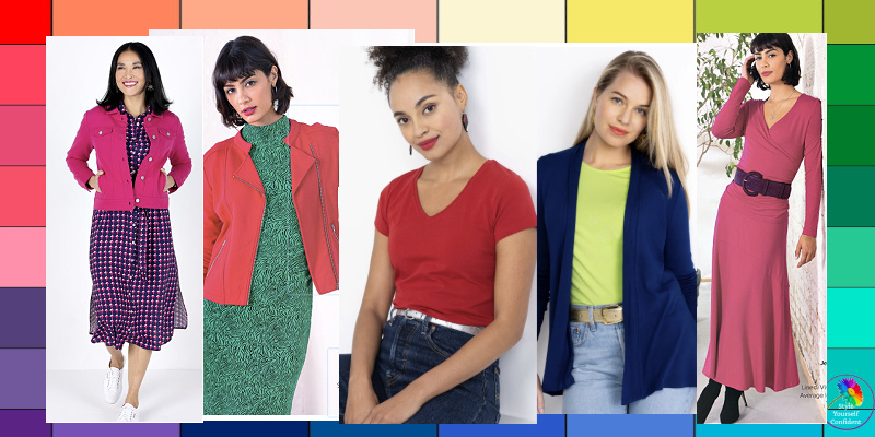 The BRIGHT color family #color analysis #brightcolors #clearcolors https://www.style-yourself-confident.com/color-analysis-bright.html