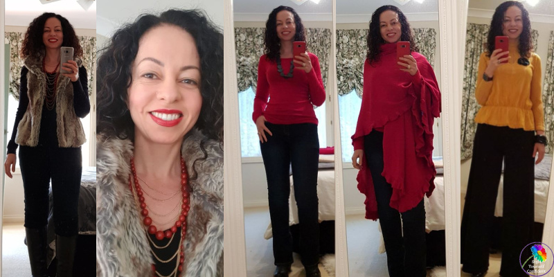 Color Analysis results for Christina #coloranalysis #coloranalysisresults #coloranalysistestimonials #bestcolors https://www.style-yourself-confident.com/color-analysis-results-christina.html