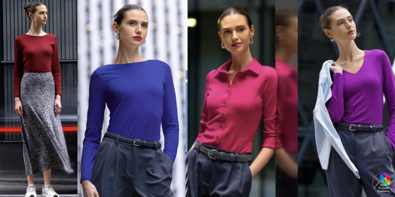 Cool colors for Autumn #coolcolors #coolforautumn #autumnoutfits https://www.style-yourself-confident.com/cool-colors-for-autumn.html