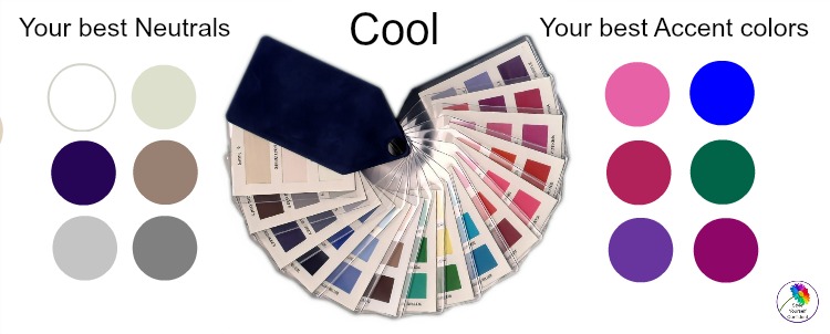 Cool tonal coloring #coolcolors #coolskin #coloranalysis https://www.style-yourself-confident.com/cool-tonal-coloring.html