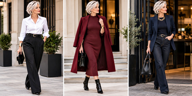 Outfit ideas for a dramatic style personality #dramaticstylepersonality https://www.style-yourself-confident.com/dramatic-style-personality.html