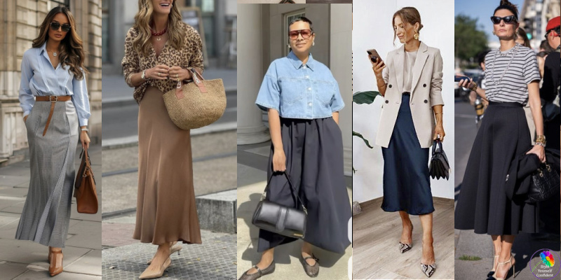 French fashion style skirts