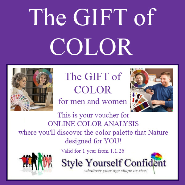 Color Analysis Gift Vouchers #coloranalysisgiftvoucher  https://www.style-yourself-confident.com/color-analysis-gift-vouchers.html