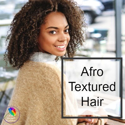 Afro textured hair Afro textured hair