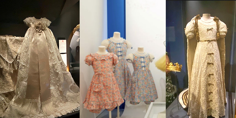 Queen Elizabeth childhood clothes #queenelizabethwardrobe #queenelizabethexhibition https://www.style-yourself-confident.com/queen-elizabeth-her-life-in-style.html