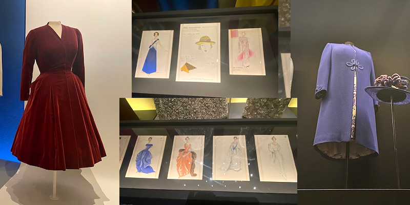The changing style of Queen Elizabeth II #queenelizabethwardrobe #queenelizabethexhibition https://www.style-yourself-confident.com/queen-elizabeth-her-life-in-style.html