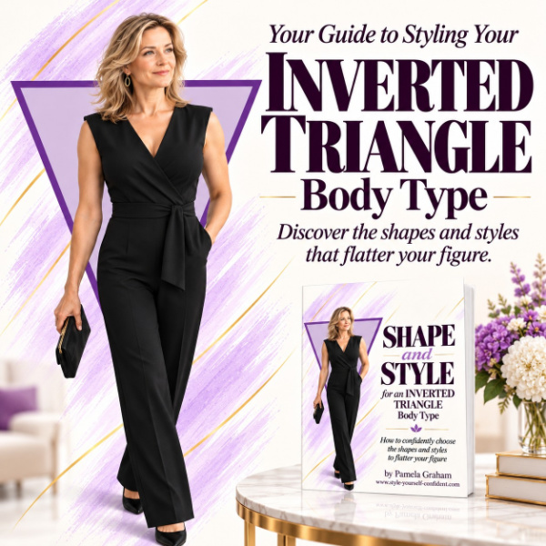 Inverted Triangle Body Type - how to identify and dress it #invertedtrianglebodytype https://www.style-yourself-confident.com/inverted-triangle-body-type.html