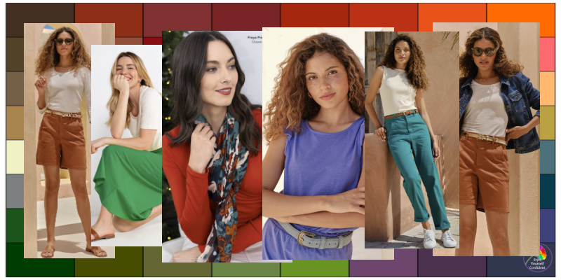 Seasonal color analysis Autumn #Autumn season  #Autumn colors #color analysis https://www.style-yourself-confident.com/seasonal-color-analysis-autumn.html