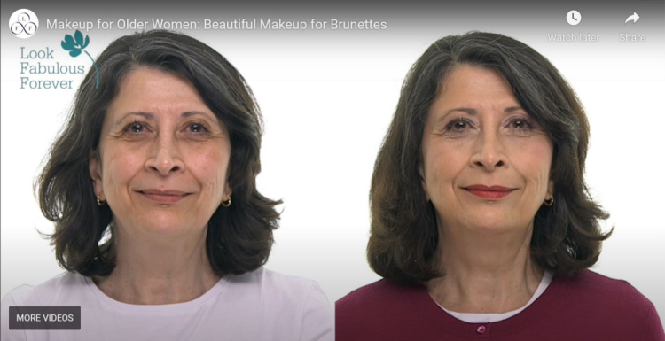 Makeup for mature skin #makeupformatureskin #matureskin #lookfabulousforever https://www.style-yourself-confident.com/makeup-for-mature-skin.html