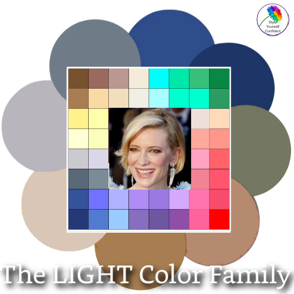 Light Tonal coloring #lighttonalcoloring https://www.style-yourself-confident.com/color-analysis-light.html