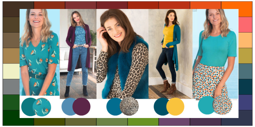 Autumn's magic color is Teal #autumnmagic #magiccolorforautumn #teal https://www.style-yourself-confident.com/magic-color-for-autumn.html