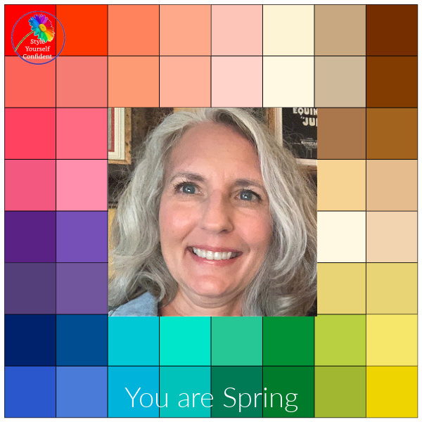 Color Analysis results Mary #coloranalysisresults https://www.style-yourself-confident.com/online-color-analysis-mary.html