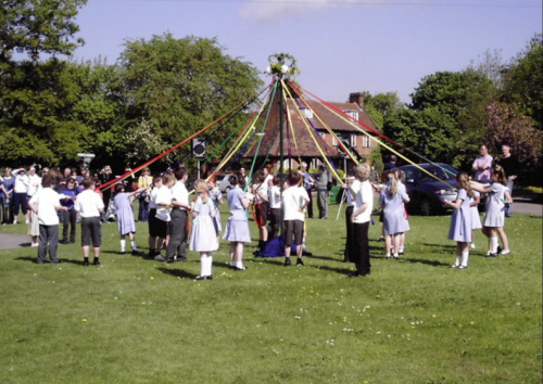 May Day dancing