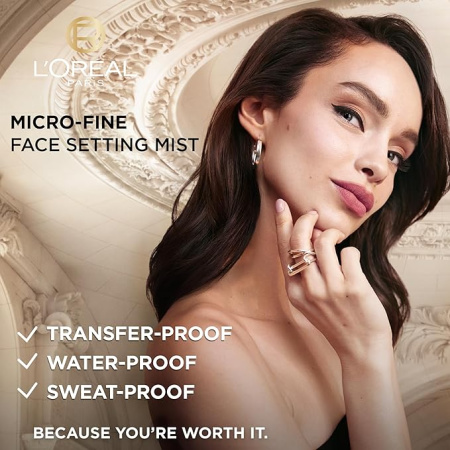 Meltproof makeup setting spray