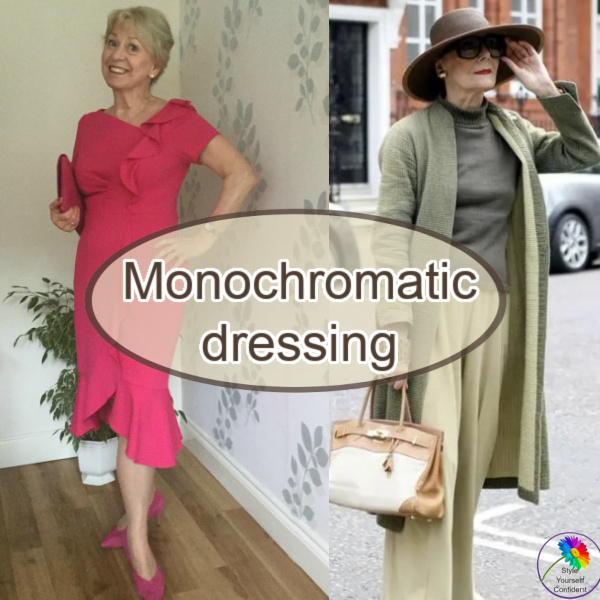 Monochromatic dressing #monochromaticdressing https://www.style-yourself-confident.com/monochromatic-dressing.html