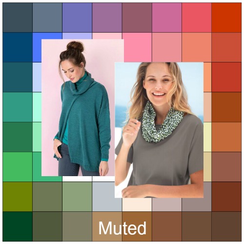 Muted tonal coloring #mutedcolors #mutedcoloring https://www.style-yourself-confident.com/muted-tonal-coloring.html