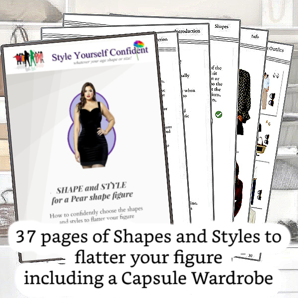 Pear Shaped Body Dress to look elegant, balanced and stylish! #pearshape #dressapearshape https://www.style-yourself-confident.com/pear-shaped-body.html