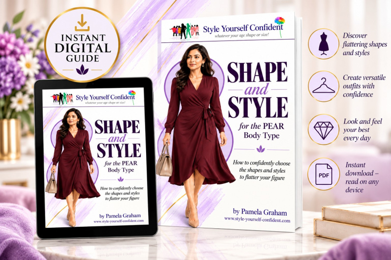 The Pear Body Type - how to identify and dress it. #pearbodytype https://www.style-yourself-confident.com/pear-body-type.html