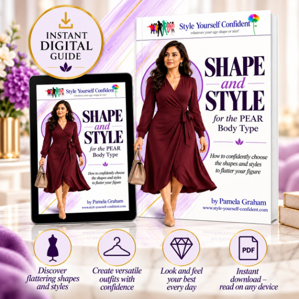 The Pear Body Type - how to identify and dress it. #pearbodytype https://www.style-yourself-confident.com/pear-body-type.html